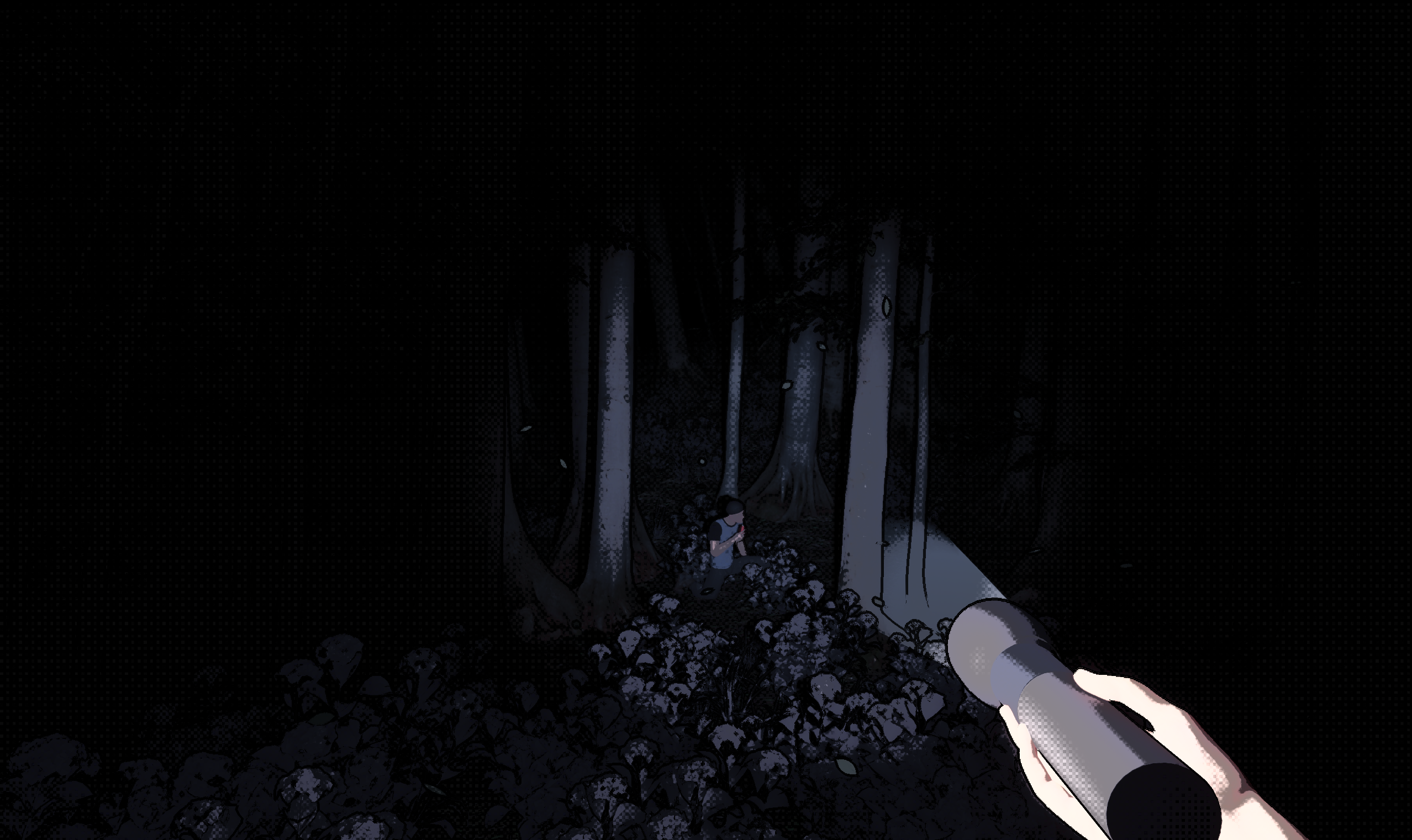 A teammate among the trees in the forest dimension
